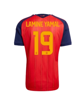 Billige Fotballdrakt Spania Lamine Yamal #19 Replika Hjemmedrakt VM 2026 Kortermet